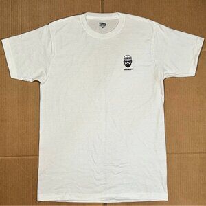 Men's T-Shirt Graphic Cotton Short Sleeve Funny Print Tee White